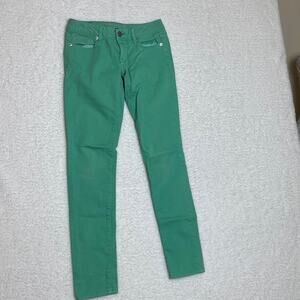American Eagle Stretch Skinny Jeans Green Women’s 0